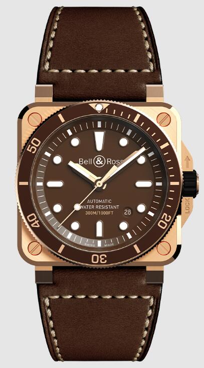 Bell & Ross BR 03-92 DIVER BROWN BRONZE BR0392-D-BR-BR/SCA Replica Watch